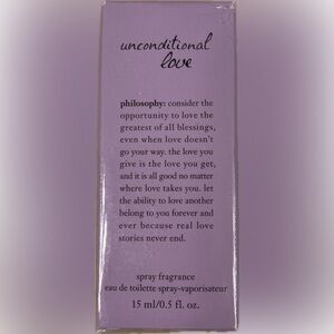 Philosophy Unconditional Love Spray .5